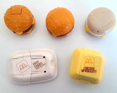 Vintage 1980's McDonald's Happy Meal Transformers Changeables Lot Of 5 FREE SHIP • $18.49