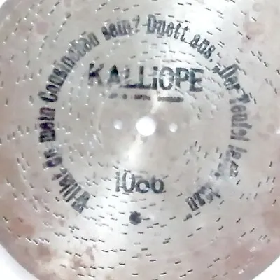 Antique Disc Of Music Box Kalliope 9 1/4 Inch Disc Musical Box Spieldose #025 • $99