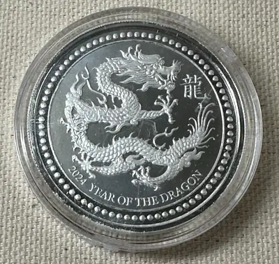 2024 Samoa 5 Tala Year Of Dragon Lunar Series 2 Oz .999 Silver Proof-Like Coin • $84.99