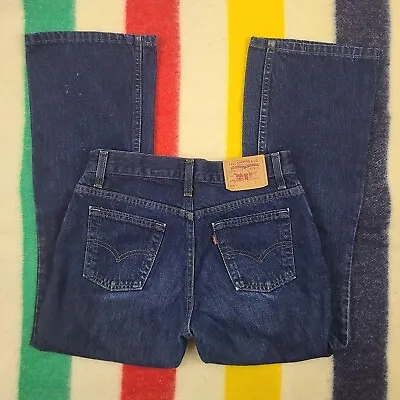 VTG 90s Levi's Jeans Women's 8 S Petite 515 Boot Cut Low Rise Blue Denim Flared • £38.01