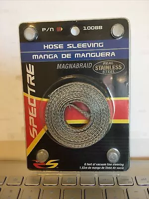 $25.58 • Buy For Vacuum Hose With O.D. Of  1/4  To 3/8  Stainless Steel Braid 6' 1008B 