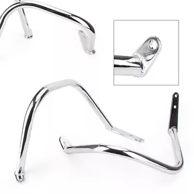 For YAMAHA V STAR 1300 2011-2017 2016 Silver Motorcycle Engine Guard Crash Bar • $136.74