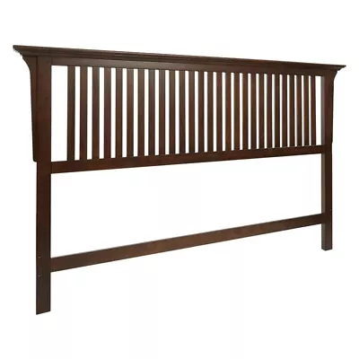 Modern Mission King Headboard In Wood Vintage Oak Finish • $283.99