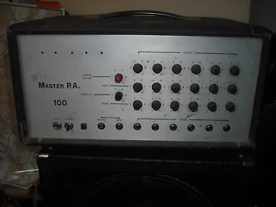 Marshall Master PA 100w 4 Channel Head EL34 Vintage Valve Amplifier Tube Amp JMP • £795
