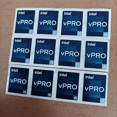 Intel CORE I5 VPRO 12th GEN STICKER 18MM X 23MM Genuine & New ( 12 PCS Per Lot ) • $12