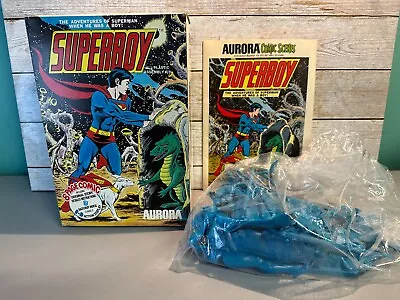 Vintage 1974 Aurora DC Comics Superboy Comic Scenes Model Kit New Unused Rare • $149.95