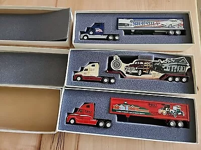 3 Penjoy Collectible Tractor Trailer Trucks Die Cast Vintage Lot.  New In Box • $59