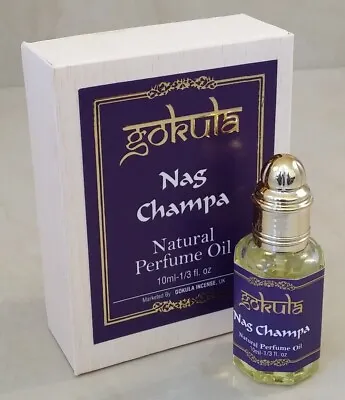 100% NATURAL NAG CHAMPA Fragrance Perfume OIL With Essential Oils Roll On  • £9.90