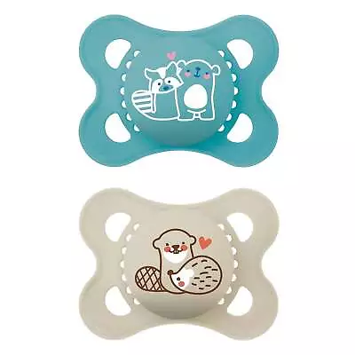 Mam Soother Original 2-6m X2 Baby Infant Comfort Skin Friendly Dummy New • £11.99