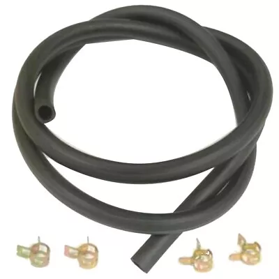 Generator Lawnmower Fuel Petrol Hose Fuel Hose Industrial With 4 Clips • £4.55