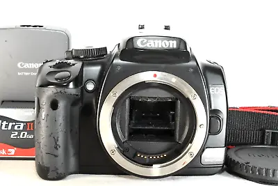 Canon EOS 400D Digital SLR Camera (Body Only) W/battery Charger Strap Card • $139