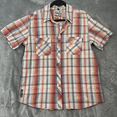 Mambo Loud Not Made In Hawaii Mens Shirt Sz L Short Sleeve Butto Up Stud Cotton • $26.95