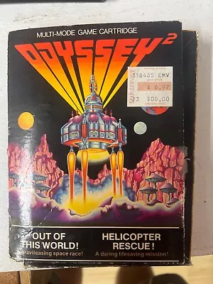 Out Of This World/Helicopter Rescue (Odyssey2/Videopac 1979) • $12