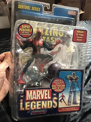 Marvel Legends Sentinel Series Spider-Man Action Figure Upper Torso And Head Hey • $119.99