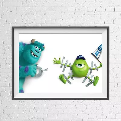 DISNEY PIXAR MONSTERS UNIVERSITY POSTER PICTURE PRINT Sizes A5 To A0 **NEW** • $7.67