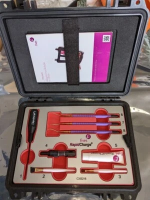 $265 • Buy Fives Rapidcharge Refrigerant Adaptor Tools Box C355216 With Peli Case