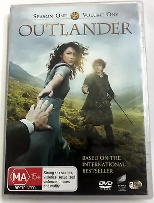 Outlander Season 1 (3 Disc Set DVD 2014) Region 2 4 & 5 AS NEW! • $6