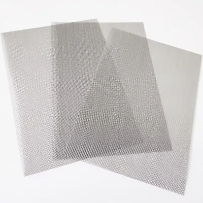 5x Stainless Insect Rodent Mesh Metal Fine Wire Steel Mesh Panels For Air Brick • £6.93