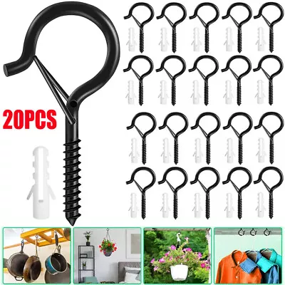 20 Pack Q-Hanger Christmas Lights Hanger Hooks Easy Release Outdoor Wire Buckle • £6.98