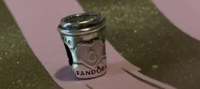 Take A Break Coffee Cup Charm Pandora S925 X • £45