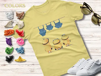 Printed T-shirt Cotton Minions Giant Minion For Men Women Jersey • $9.90