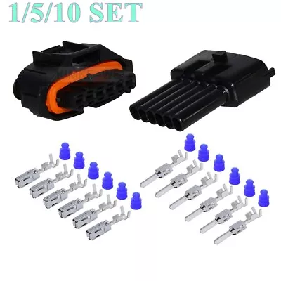 Bosch 6-Pin / 6 Way Gas Accelerator Pedal Male & Female Plug Connector Sets New • $9.50