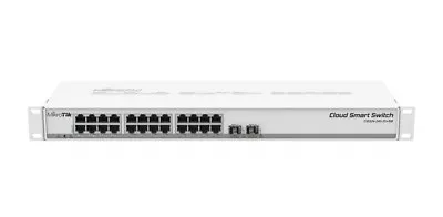 MIKROTIK CSS326-24G-2S+RM Cloud Smart Switch 24xGbit LAN 2xSFP+ Rackmount • £145.19