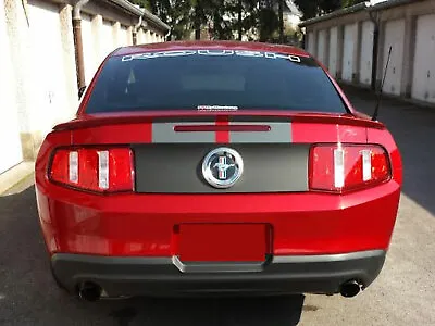 2010-2012 Ford Mustang Rear Black Out Vinyl Decal Deck Lid Trunk Panel Blackout • $18.95