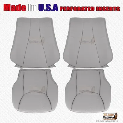 2000 - 2006 Mercedes Benz S430 S500 S600 Front Bottoms & Tops Leather Cover Gray • $655.02