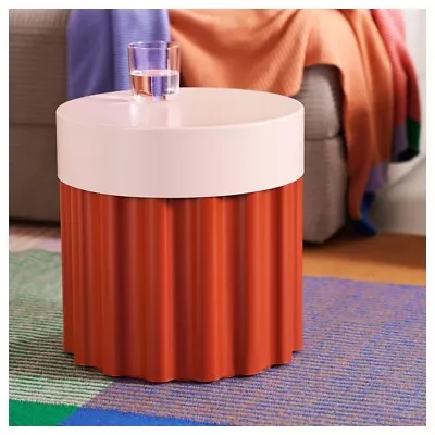 TESAMMANS - IKEA Side Table Red-Brown/Pink Brand New In Box Limited Edition • $100