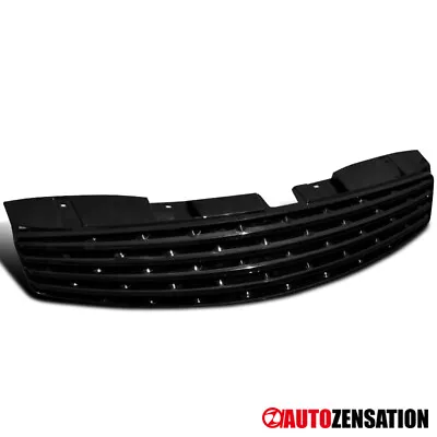 Fit 2003-2007 Infiniti G35 2Dr Coupe Sport Glossy Black Front Bumper Hood Grille • $83.99