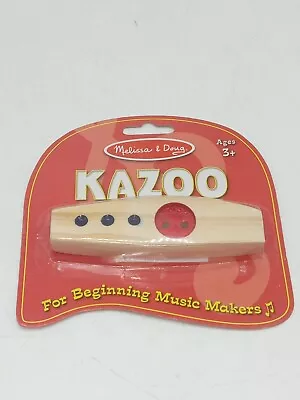 Melissa & Doug Makin' Music Beginner Wooden Kazoo New • $8