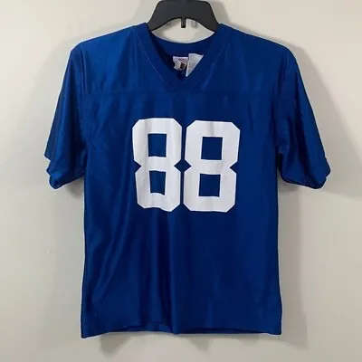 NFL Indianapolis Colts Jersey Boys Size XL 18-20 Blue #88 Marvin Harrison • $4.99