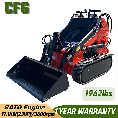 CFG 2023 New Mini Skid Steer Track Loader 23 HP RATO Engine EPA Electric Start • $6999