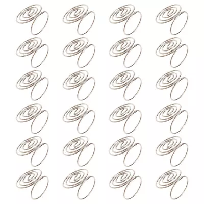  24 Pcs Name Card Holder Round Photo Paper Clips Heart-shaped • £6.35