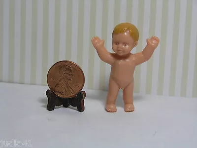 Miniature Dollhouse Naked Baby Boy Standing • $3.99