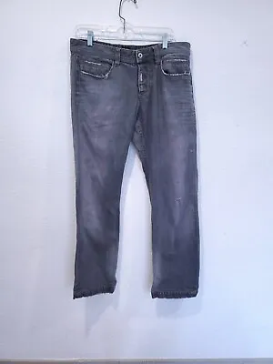Vintage DOLCE & GABBANA Power Grey Straight Jeans Size 33 Men's R50549 • $50