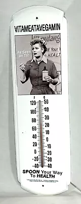 I Love Lucy Thermometer Vtg Vitameatavegamin Indoor Outdoor Metal 17  • $17.95