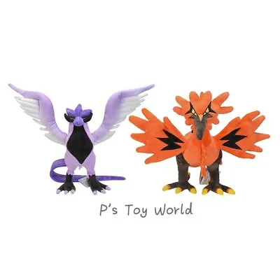 2PCS Galar Articuno Zapdos 29-32CM Plush Doll Figure Toy • $35.11