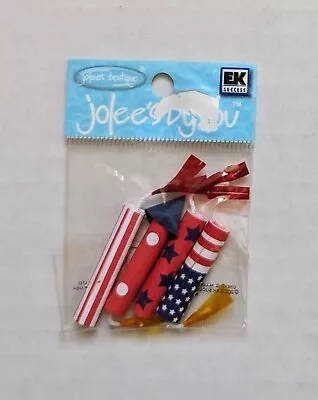 Mini Firecrackers 4th Of July Jolee's By You Scrapbooking Embellishments RARE • $6.39