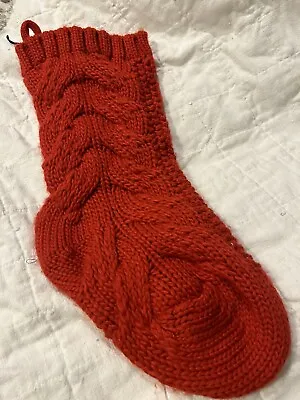 Hearth & Hand Magnolia Chunky Red Stocking Christmas Holiday • $16.99