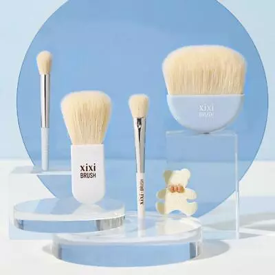 $6.88 • Buy 6pcs Mini Travel Makeup Brush Set Portable Soft Makeup Brush Tool With Box*