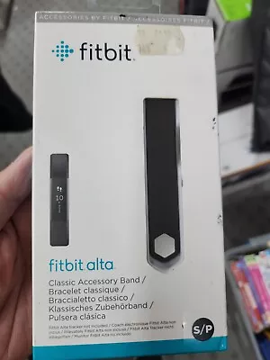 NEW Genuine Fitbit Alta Classic Band Size Small S/P Black • $18