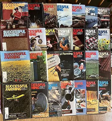 Lot Of 28 Vintage 1980-1988 Successful Farming Magazines • $32.90