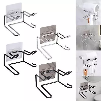 Stainless Steel Blow Dryer Rack Organizer Wall Mounted Blow Dryer Holder Rack • £5.48