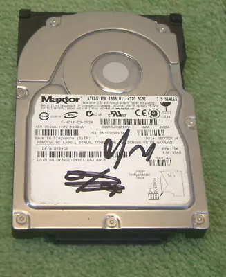 £24.95 • Buy Maxtor Atlas 15K 18GB Ultra320 SCSI HDD  80 Pin Hard Drive 3.5  Internal