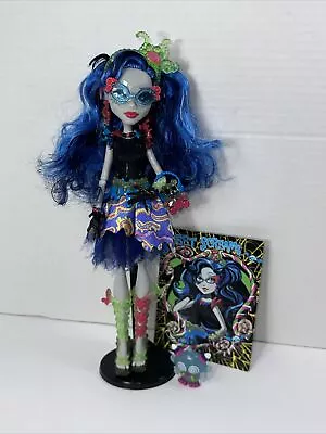 Monster High Sweet Screams Ghoulia Yelps Doll Glasses Diary Stand • $175