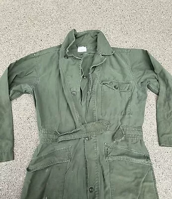 Vintage Men’s Cotton Sateen OG-107 Military Coveralls Vietnam 1961 Pants Large • $9.99