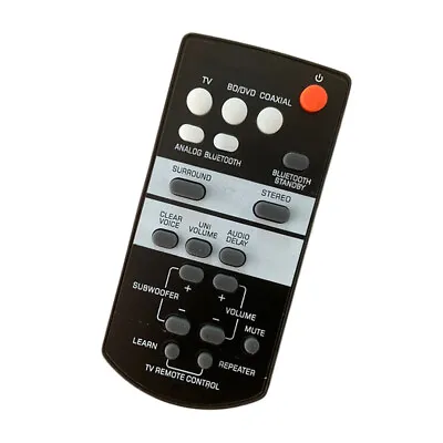 $19.84 • Buy Remote Control For Yamaha YAS152 YAS-152 ATS-1520 ZG80730 YAS-93 Soundbar System