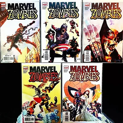 Marvel Zombies #1-#5 Complete Set 1st Series Kirkman! Gorgeous Copies! Cgc Them! • $199.95